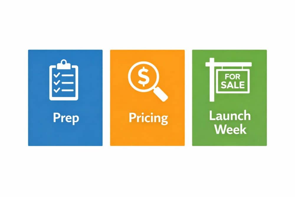 Prep, Pricing, Launch Week for Sale
